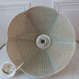 Wicker suspension flowers cannage tulip 70s