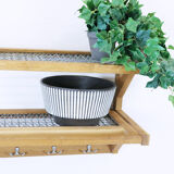 Wooden and metal patère, 1960