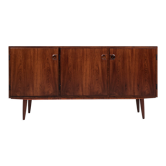 Midcentury danish sideboard with 3 doors in rosewood 1960s