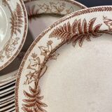 English earthenware table service part JD&S décor Edinburgh