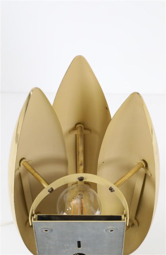 Fog & Mørup / Jo Hammerborg “Kastor” brass wall lamp / Mid-century Danish modern design / 1960s / 1970s