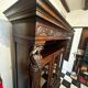 Large Renaissance Style Library Solid Oak 19th Century