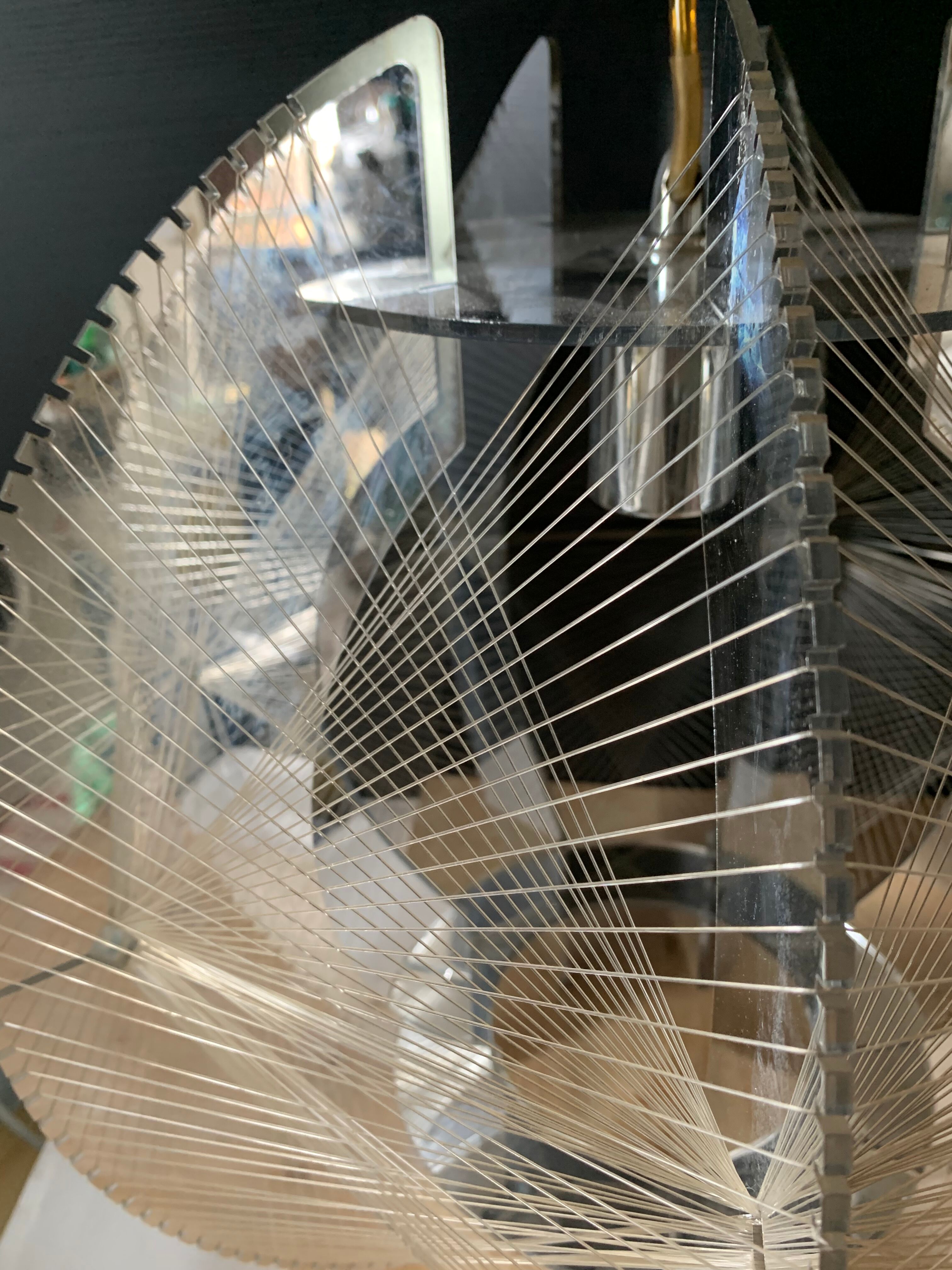 String chandelier Paul Secon