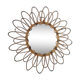 Miroir vintage en bambou 64cm