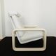 Hombre Leather Chair & Ottoman by Burkhard Vogtherr for Rosenthal