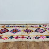 Handmade wool Berber rug 165 X 70 CM