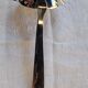 Old sauce spoon, fat and lean, Boulenger, silver-plated metal.