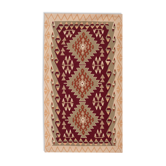 Vintage turkish kayseri kilim rug 4' x 7'5"