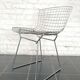 Harry Bertoia sidechair chrome