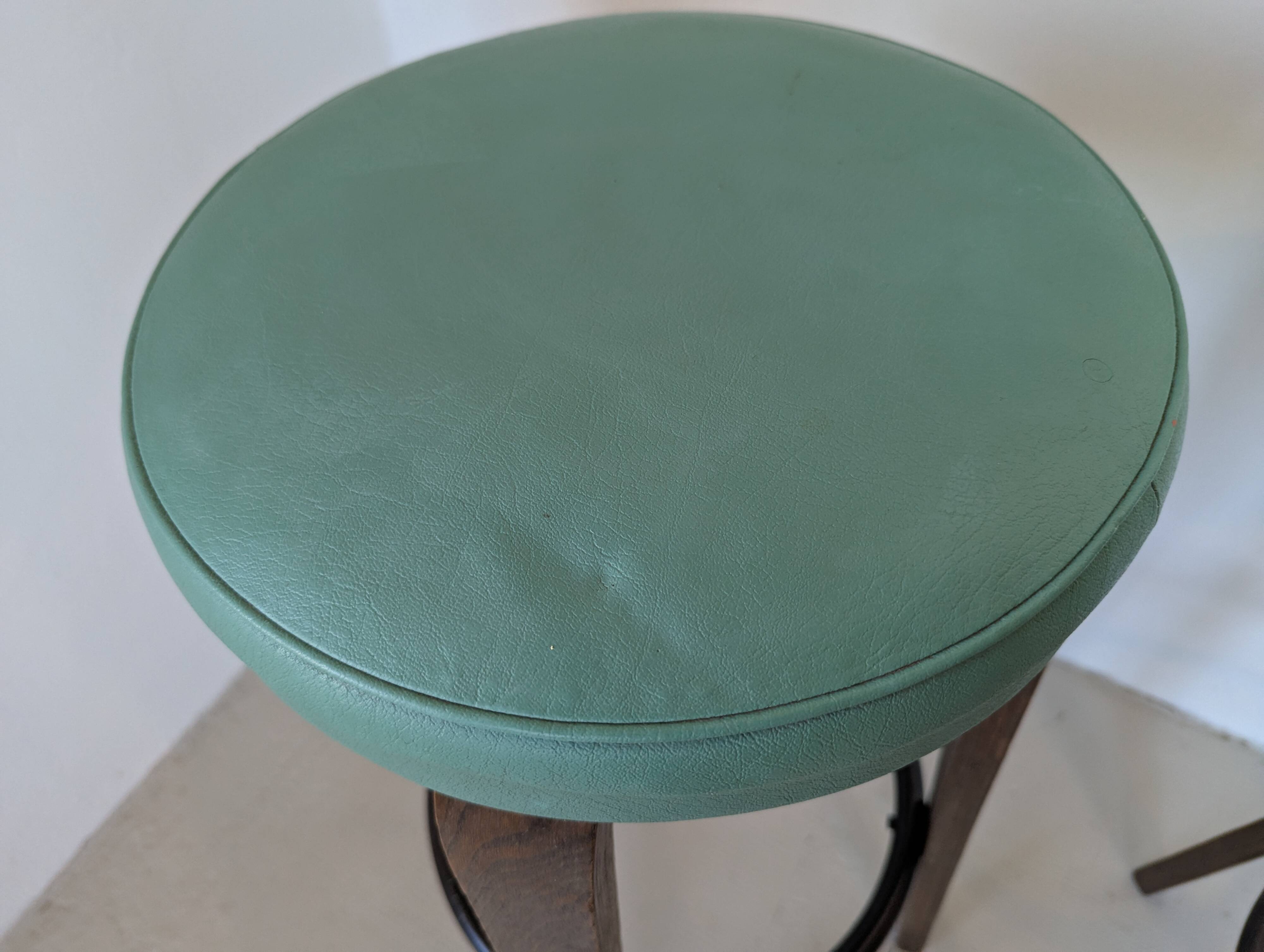 Pair of bar stools, 1950s
