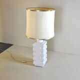 White ceramic table lamp, 1960s