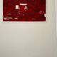 Minimal Textured Red Art – Contemporary Acrylic Painting for Living Room