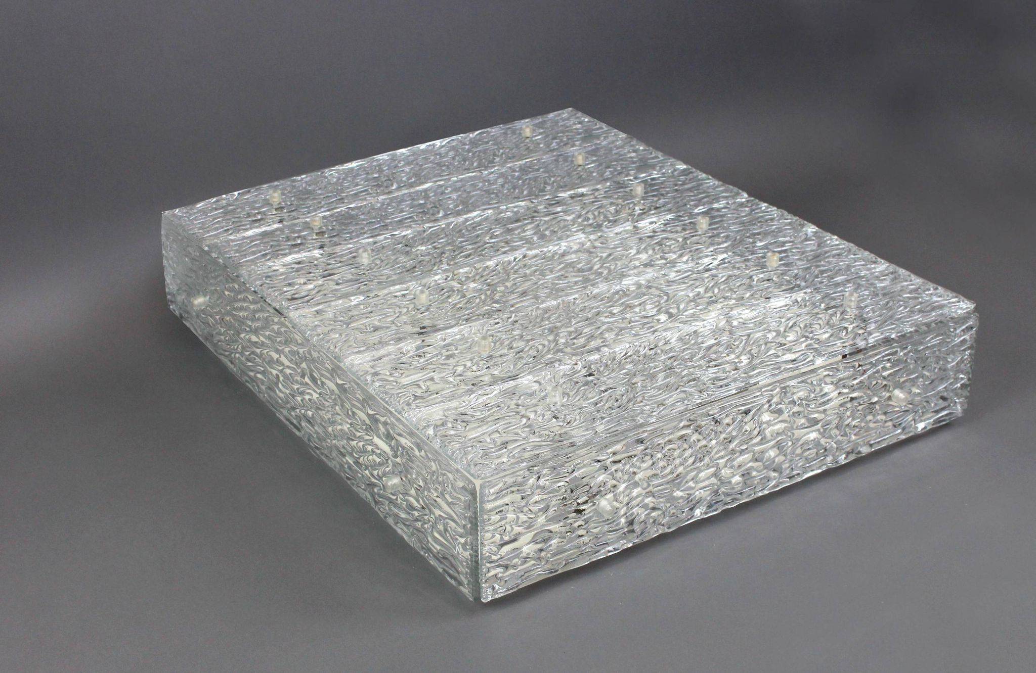 Large Murano glass ceiling light by Kalmar, Austria, 1960s.