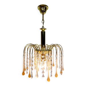 Lustre murano et gouttes