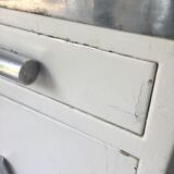 White metal furniture