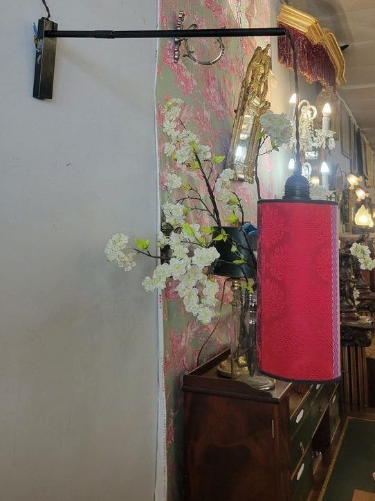Reading chair Christian Lacroix and wall light
