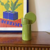 Space age green ceramic vase, Pietro Arosio, Parravicini Italy ca. 1960