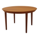 Round teak table, Danish design, 1960s, Gudme Møbelfabrik, Ole Hald
