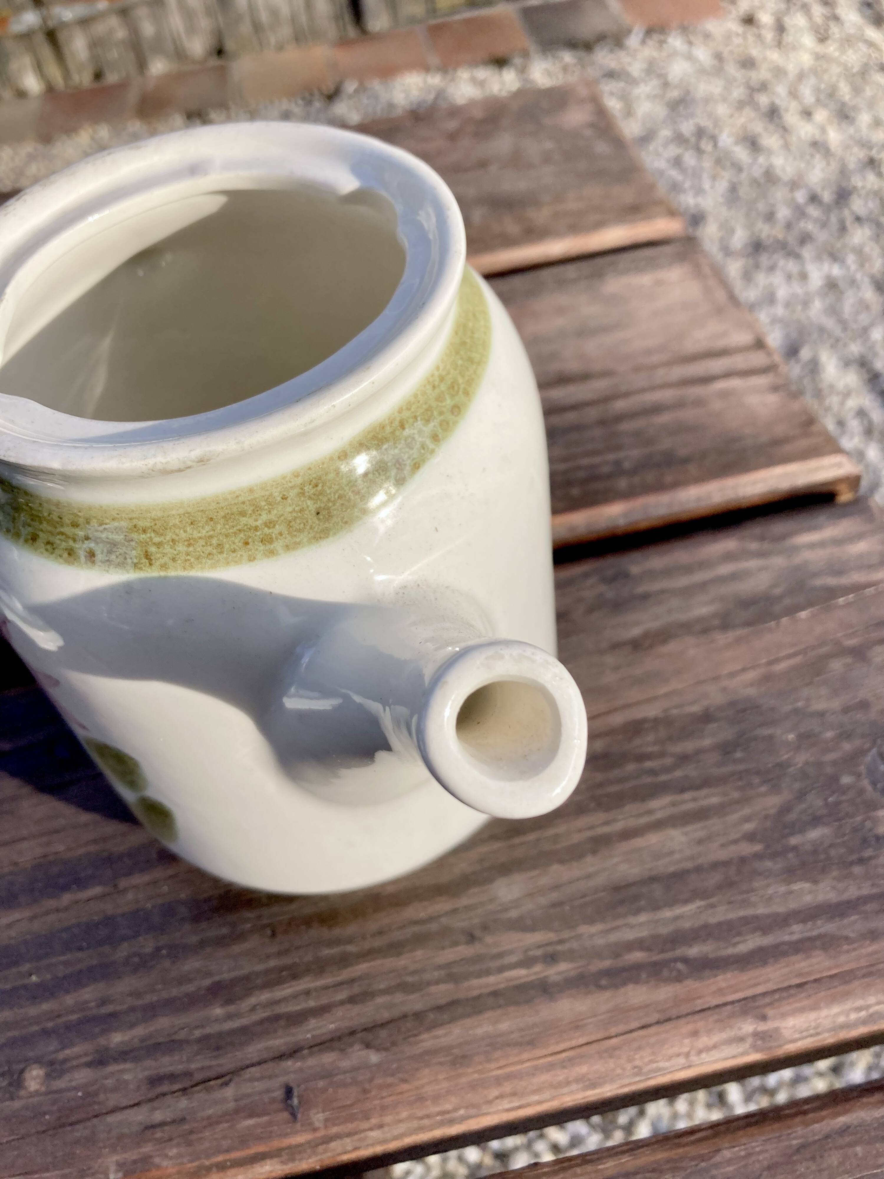 Sarreguemines teapot from the 70s