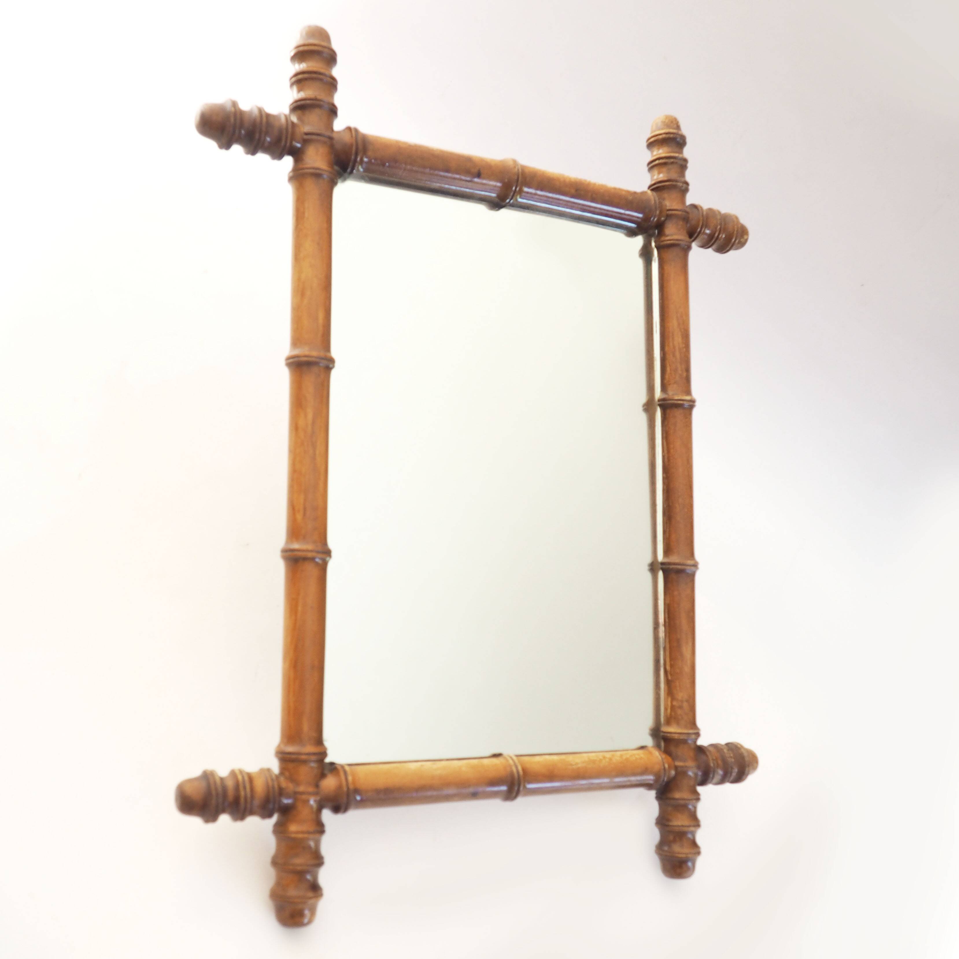 "Bamboo" mirror 1900