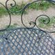 Banc de jardin en fer ancien