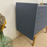 Vintage dresser blue night 126