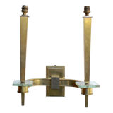 Paire d'applique art déco en bronze