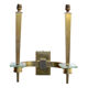 Paire d'applique art déco en bronze