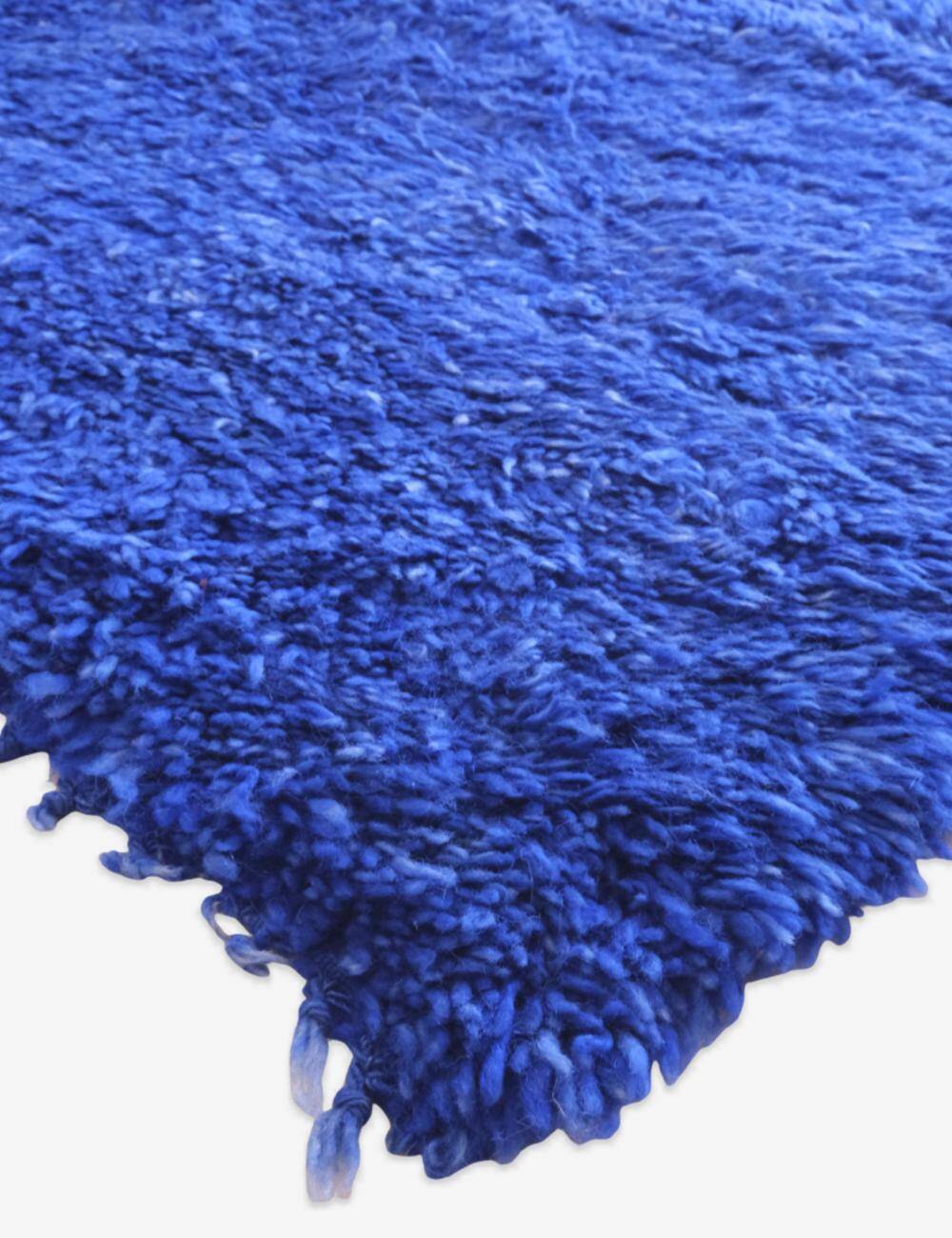 Vintage Majorelle Blue Rug - 336 x 203 cm