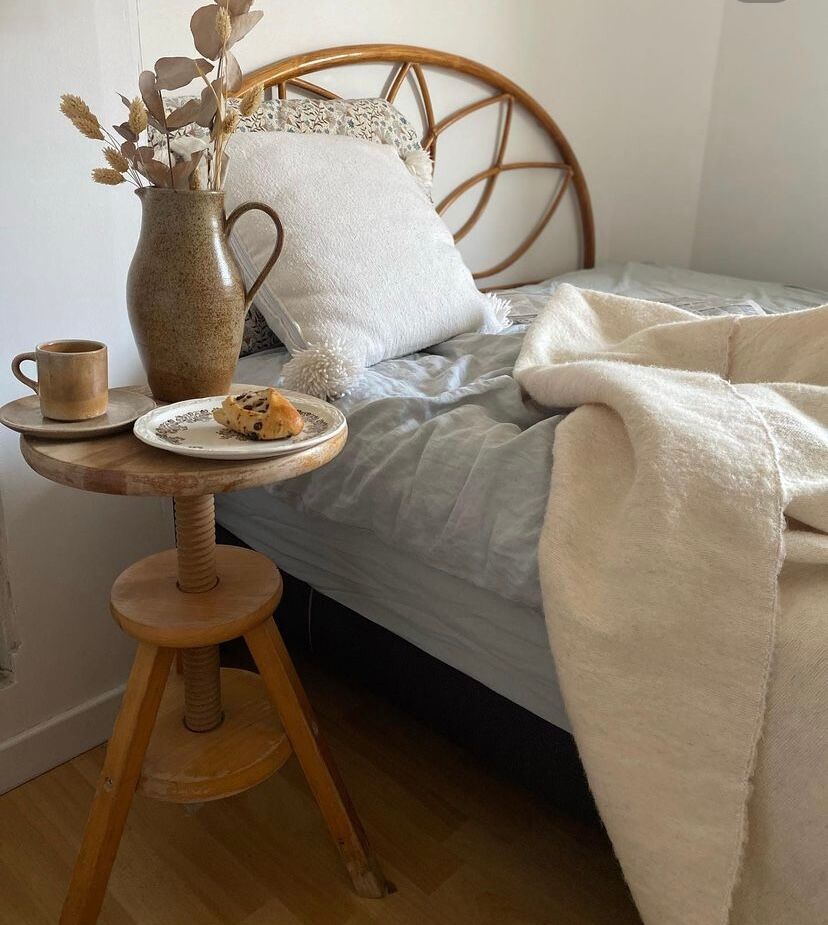 Watchmaker's stool in patinated antique wood