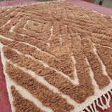 Traditional handmade beni ourain rug size 150 x 250 cm