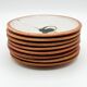 8 pottery plates from La Colombe