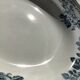 5 assiettes creuses Terre de Fer modèle Guadeloupe Debray bleu