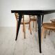 Abstract Painted Dining Table in Black and White, 1953
