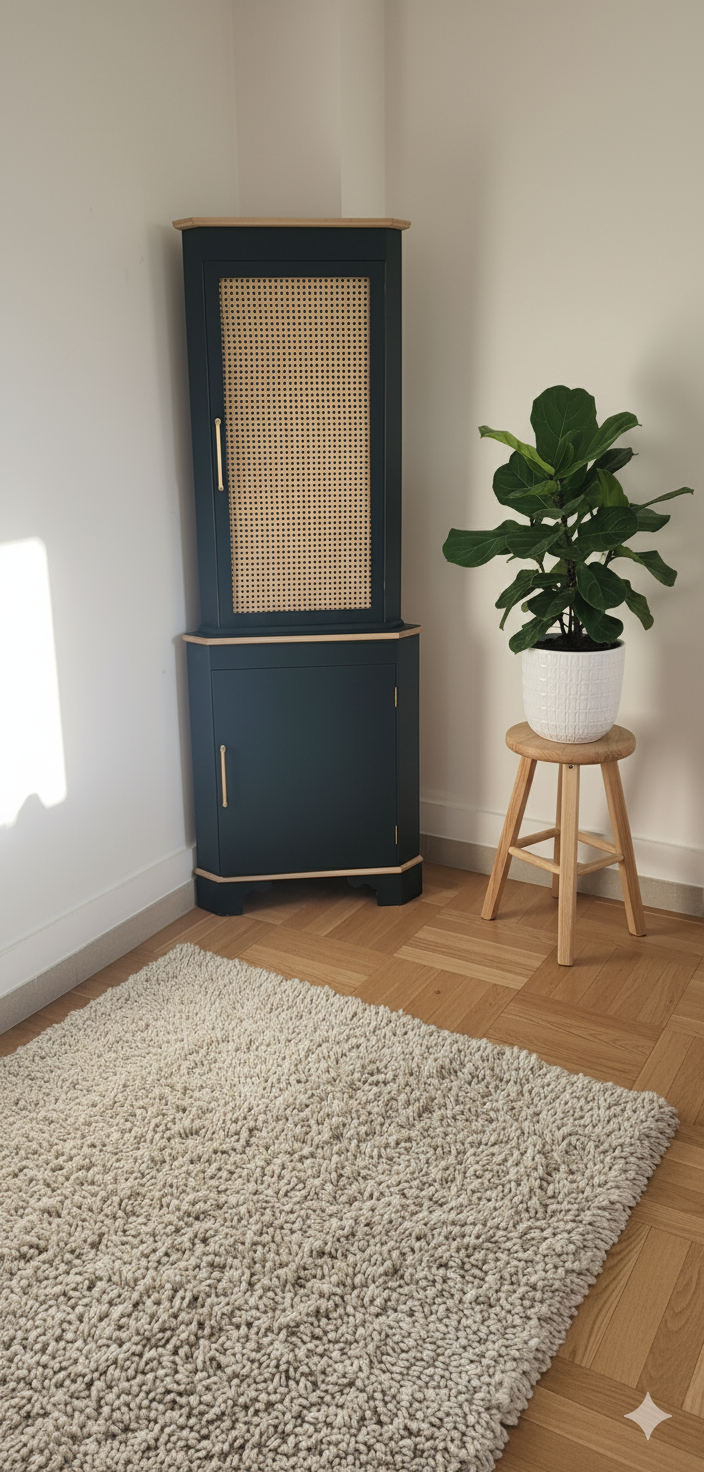 Cypress green sideboard