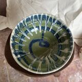 Bowl in painted terracotta