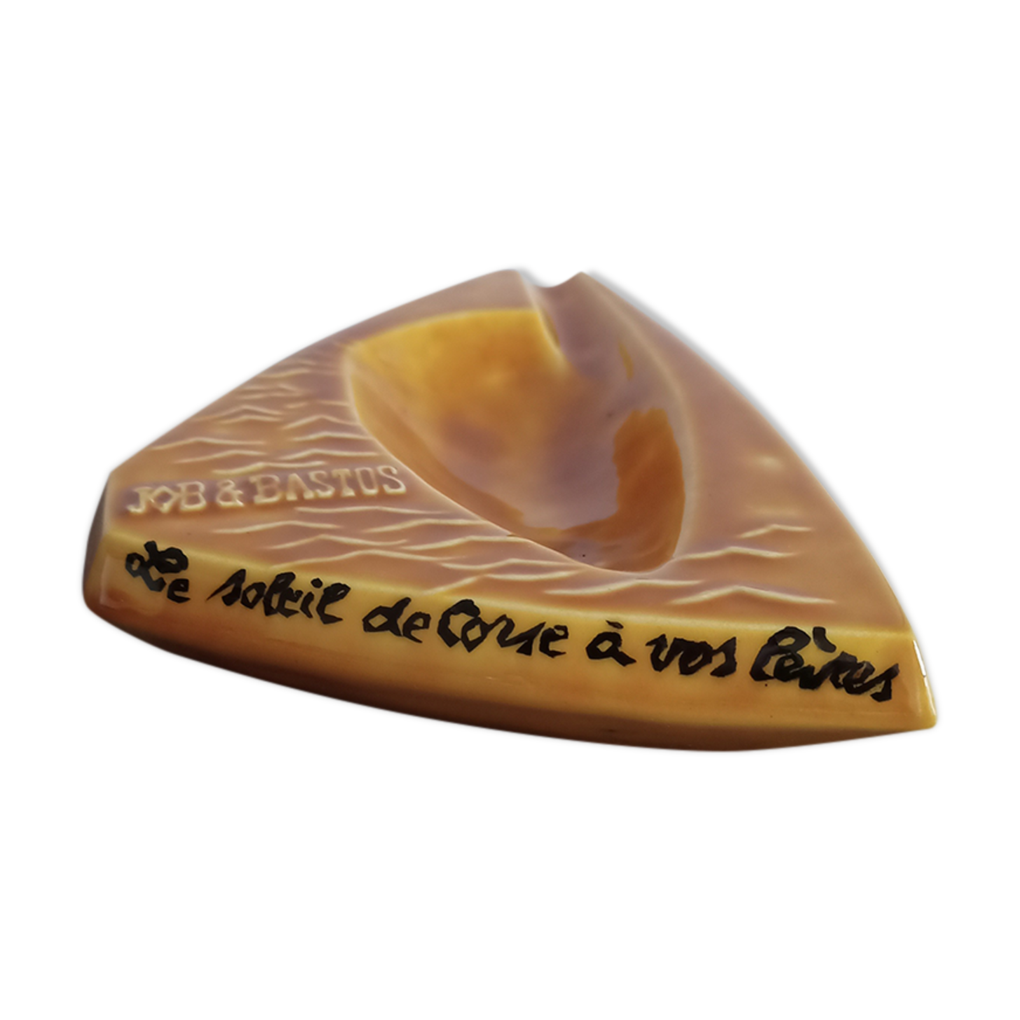 Job & Bastos Corsica ceramic counter ashtray