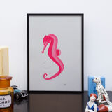 Press engraving duo duo fushia- embossing