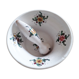 Mortar and his pestle in Italian earthenware