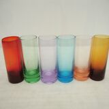 Suite of 6 alcohol glasses