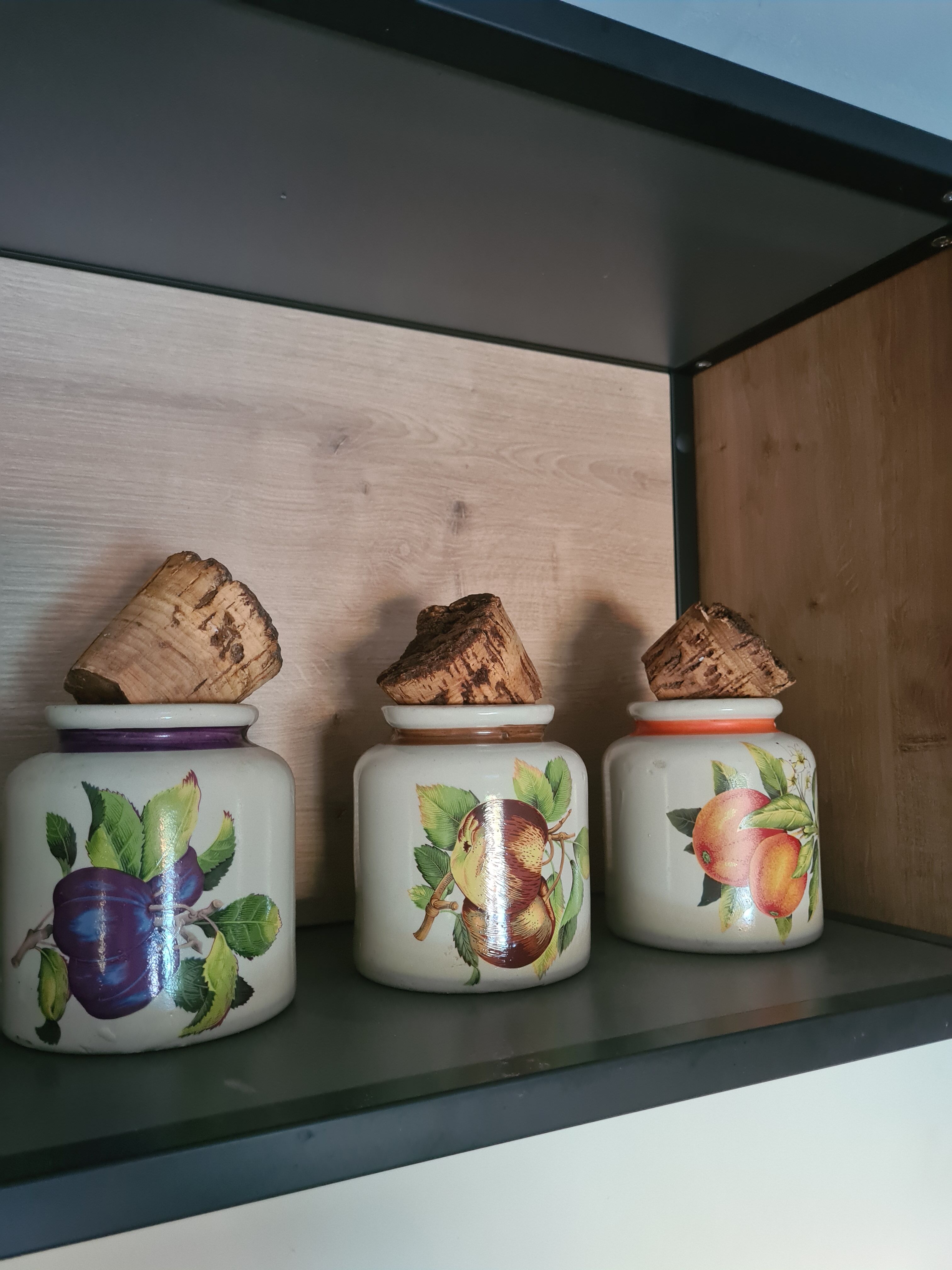 Pots sandstone decoration fruits