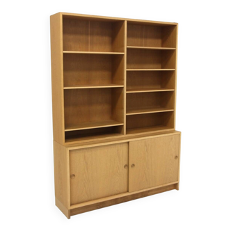 Scandinavian oak library "Öresund", Børge Mogensen, Sweden, 1960