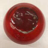 Vintage red ceramic vase