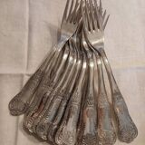 Antique flatware set for 51 place settings
