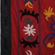 Vintage hand-embroidered tribal tapestry 222x231 cm