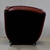 Pair of Small Club Armchairs in Sheepskin - Reproduction