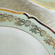 5 flat porcelain plates