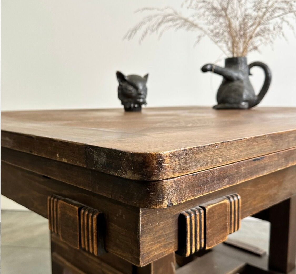 Mid-century oak table