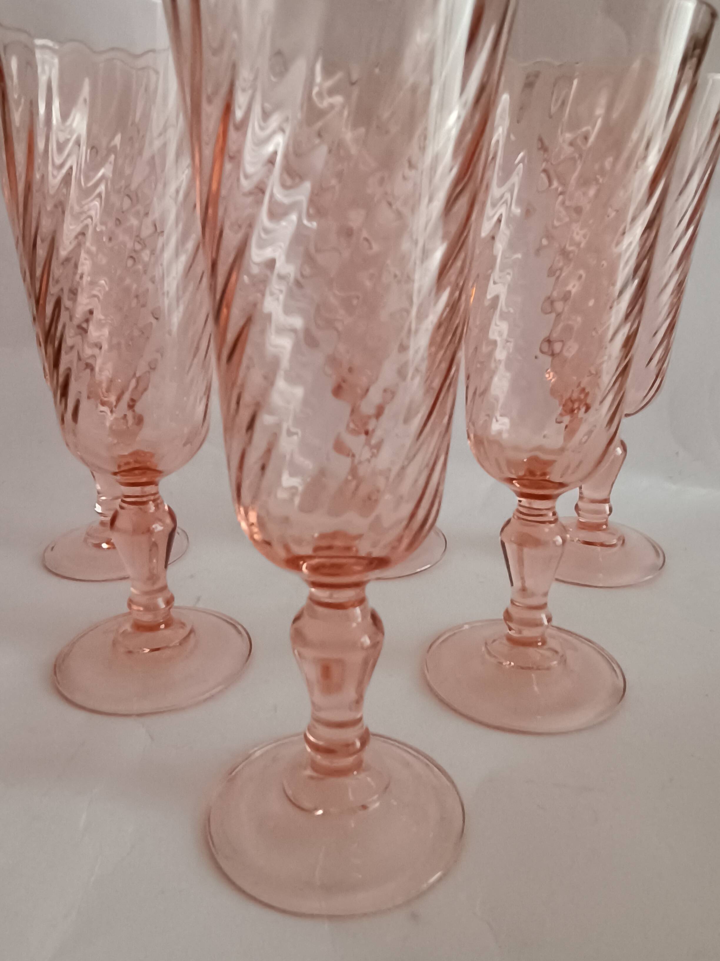 Luminarc Rosaline champagne flutes