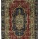 Tapis vintage turc tissé à la main unique en son genre - charme vintage rustique 260x 156 cm